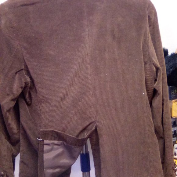 Changing Scene Brown Corduroy Jacket with Pockets - Picture 3 of 8